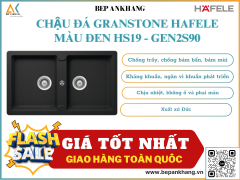 CHẬU ĐÁ GRANSTONE HAFELE MÀU ĐEN HS19 - GEN2S90 570.36.300